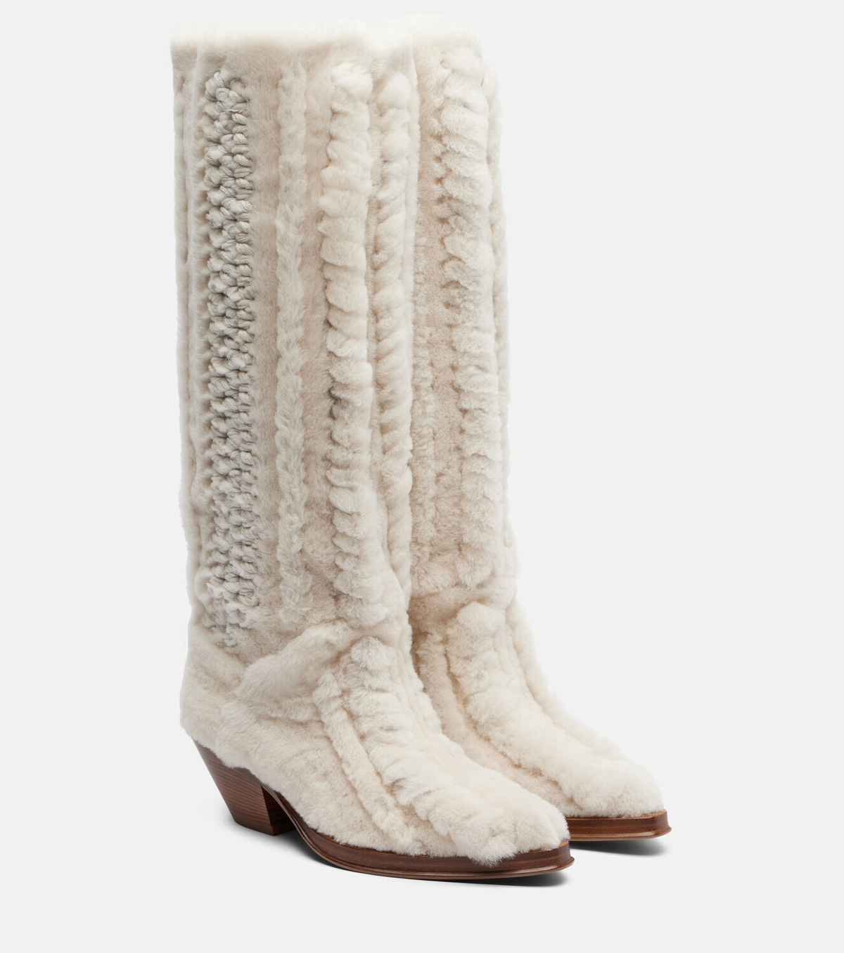 Gabriela Hearst Joseph shearling knee-high boots
