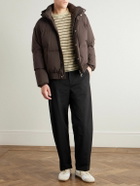 Laminar - Quilted Shell Down Hooded Jacket - Brown