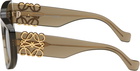 LOEWE Khaki Diamond Sunglasses