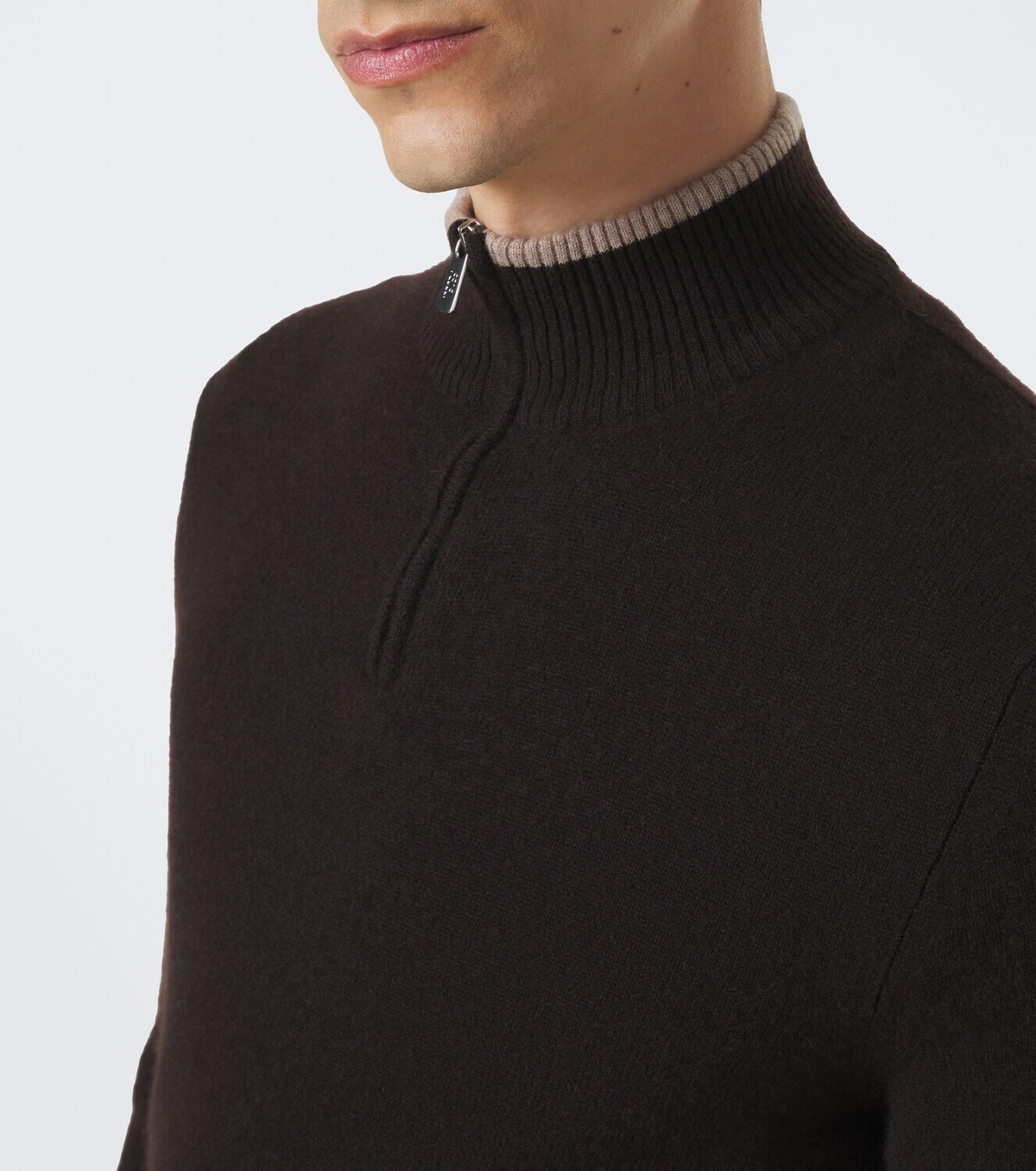 Fedeli Cashmere half-zip sweater