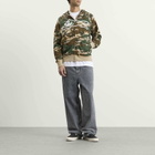 ICECREAM Men's Running Dog Woodland Camo Zip Through Hood in Multi