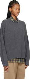 Róhe Gray Classic Crewneck Sweater