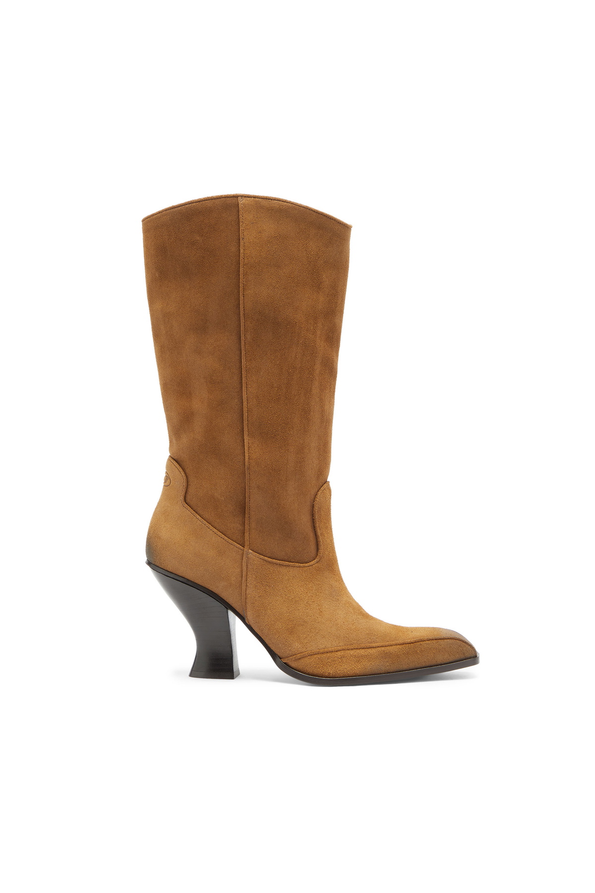 Diesel D-Luffy - Knee-high boots in suede - Boots Womens in Brown