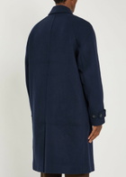 Les Deux Michael Wool-blend Coat Navy
