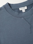 Sunspel - Cotton-Jersey Sweatshirt - Blue