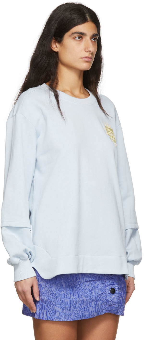 GANNI Blue Isoli Sweatshirt