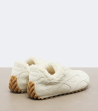 Bottega Veneta Orbit Flash shearling-lined suede sneakers