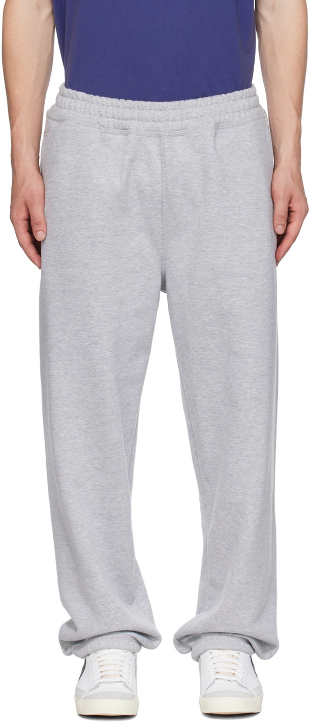 Photo: Stüssy Gray Embroidered Sweatpants
