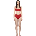 Her Line Red Suzy Classic High-Rise Bikini