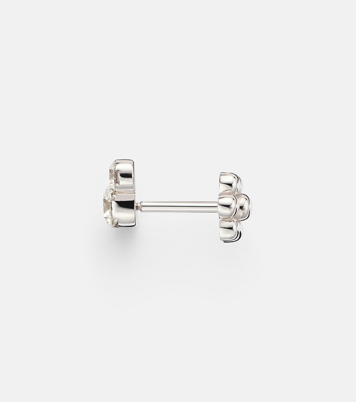 Maria Tash 18kt white gold (750/1000) single earring with diamonds