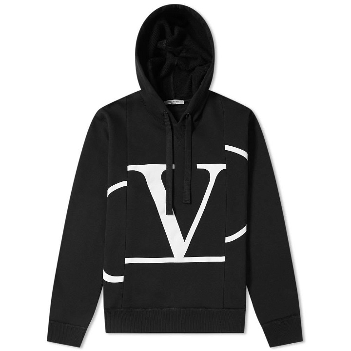 Photo: Valentino Constructed V logo Popover Hoody