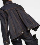 Alexander McQueen Deconstructed denim jacket