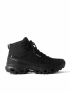 ON - Cloudrock Rubber-Trimmed Mesh Hiking Boots - Black