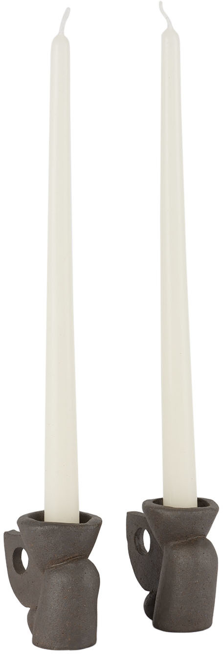 Common Body Brown Build Candle & Incense Holders