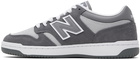 New Balance Gray 480 Sneakers