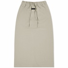 Fear of God ESSENTIALS Women's Long Skirt in Seal