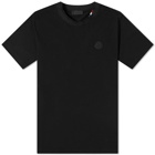 Moncler Men's Rubber Patch Logo T-Shirt in Black