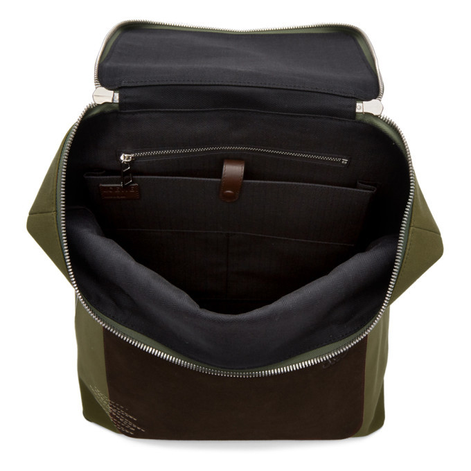 Loewe Khaki and Brown Goya Backpack Loewe