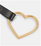 Blumarine - Heart patent leather belt