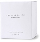 TIMOTHY HAN / EDITION - She Came to Stay Scented Candle, 220g - Colorless