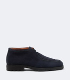 Santoni Rock Wallabee suede boots