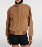 Tod's Suede bomber jacket