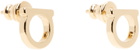 Ferragamo Gold Gancini Earrings