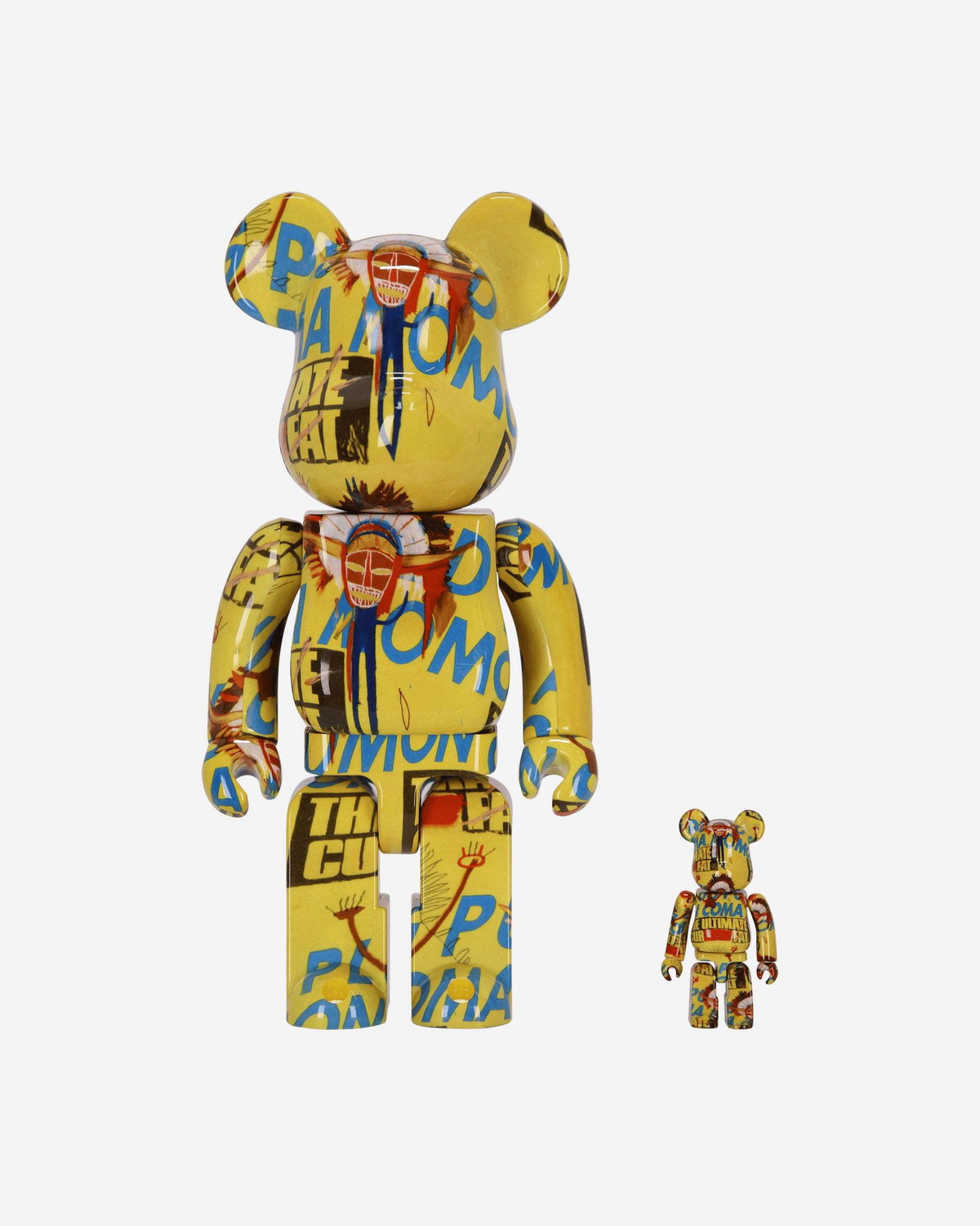 100% + 400% Andy Warhol X Jean Michel Basquiat #3 Be@Rbrick Medicom