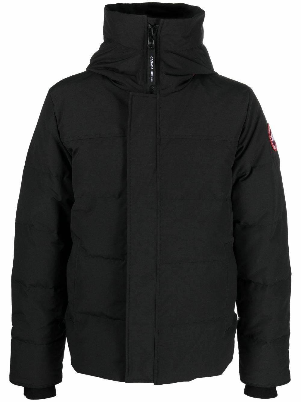 Canada Goose MacMillan Fusion Fit Quilted Arctic Tech Hooded Down Parka Black Canada Goose