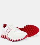 Christian Louboutin Nastroshark Donna leather and canvas sneakers