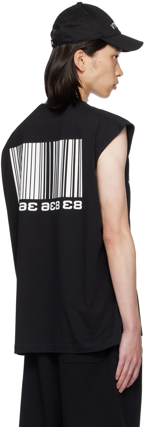 VTMNTS Black Graphic Tank Top