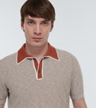 Zegna - Cotton and silk polo shirt