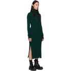 S.R. STUDIO. LA. CA. Green Rib Funnel Neck Dress