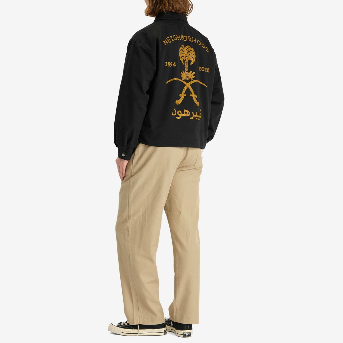 Neighborhood Men's Souvenir Jacket in Black Neighborhood