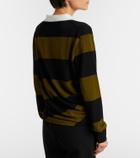 Proenza Schouler Corinna striped cotton polo shirt