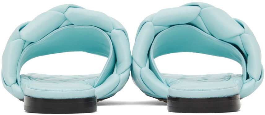 Bottega Veneta Blue Lido Sandals Bottega Veneta