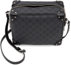 Gucci Black & Grey GG Messenger Bag