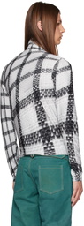 Bianca Saunders Gray Printed Turtleneck