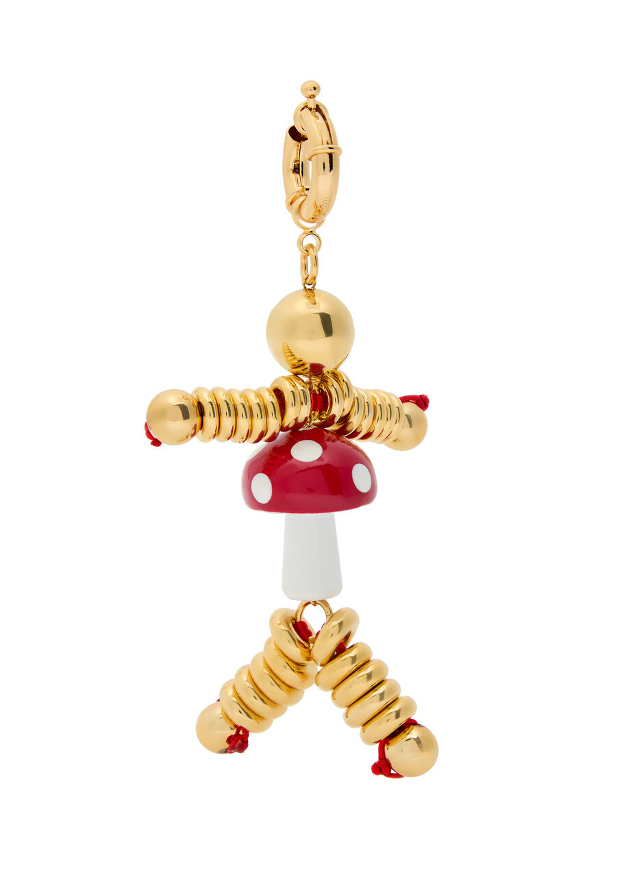 Timeless Pearly Suki Stickman 24kt Gold-plated Keyring - One Size