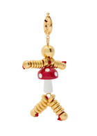 Timeless Pearly Suki Stickman 24kt Gold-plated Keyring - One Size