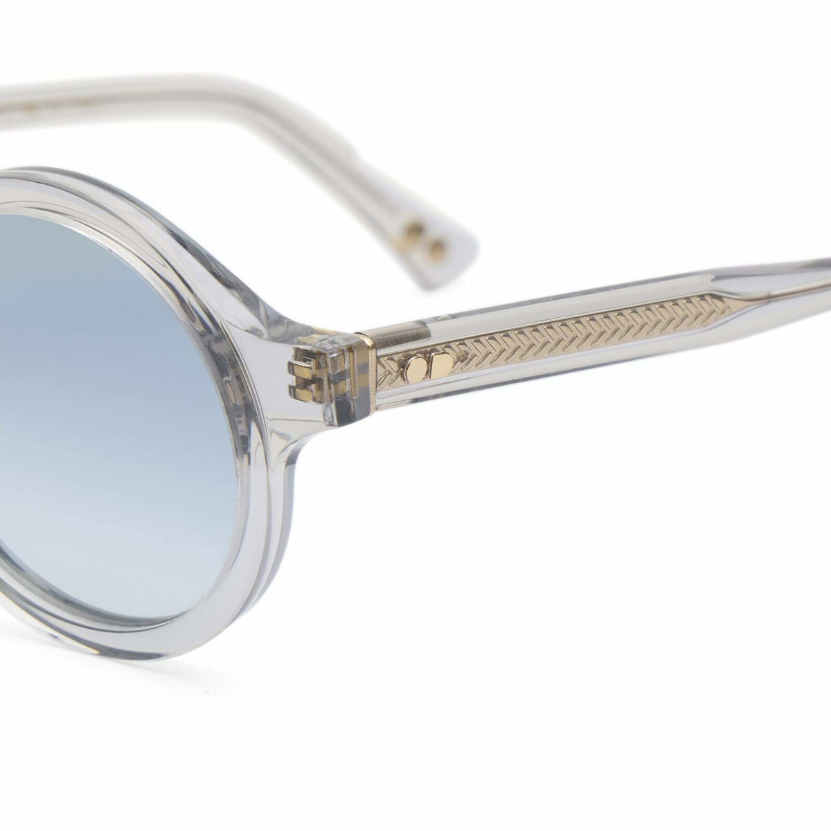 Oscar Deen Panda Sunglasses in Slate/Azure Fade 