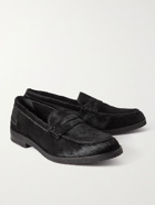 VINNY's - Paname Full-Grain Leather Penny Loafers - Black