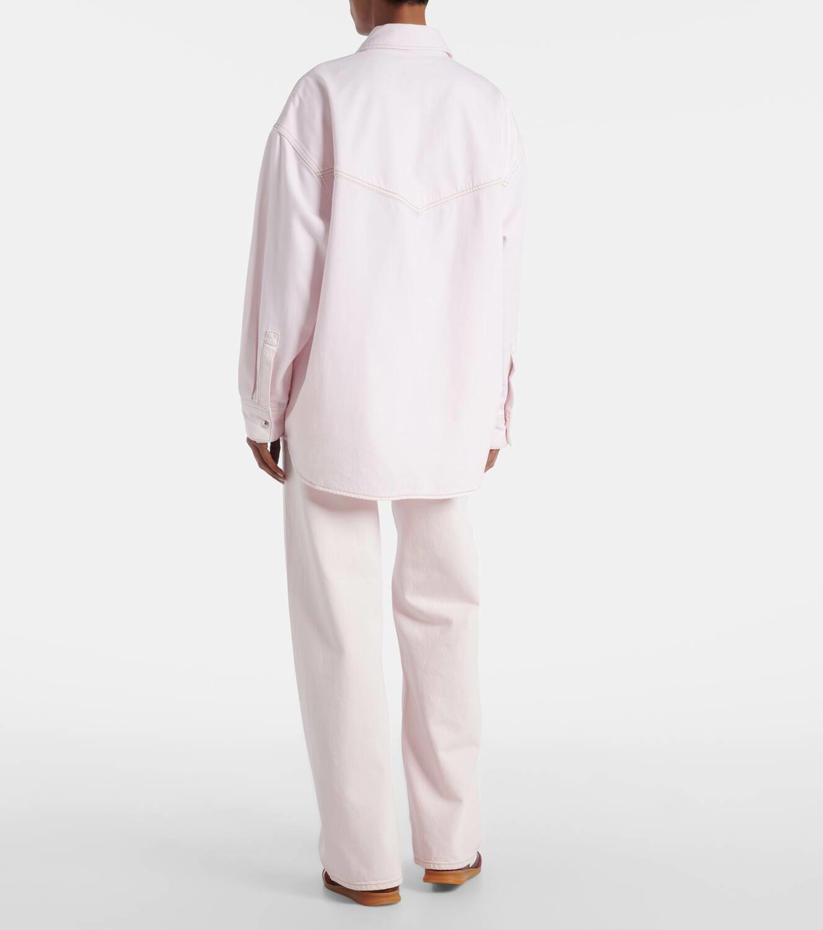 Agolde Lotta denim overshirt