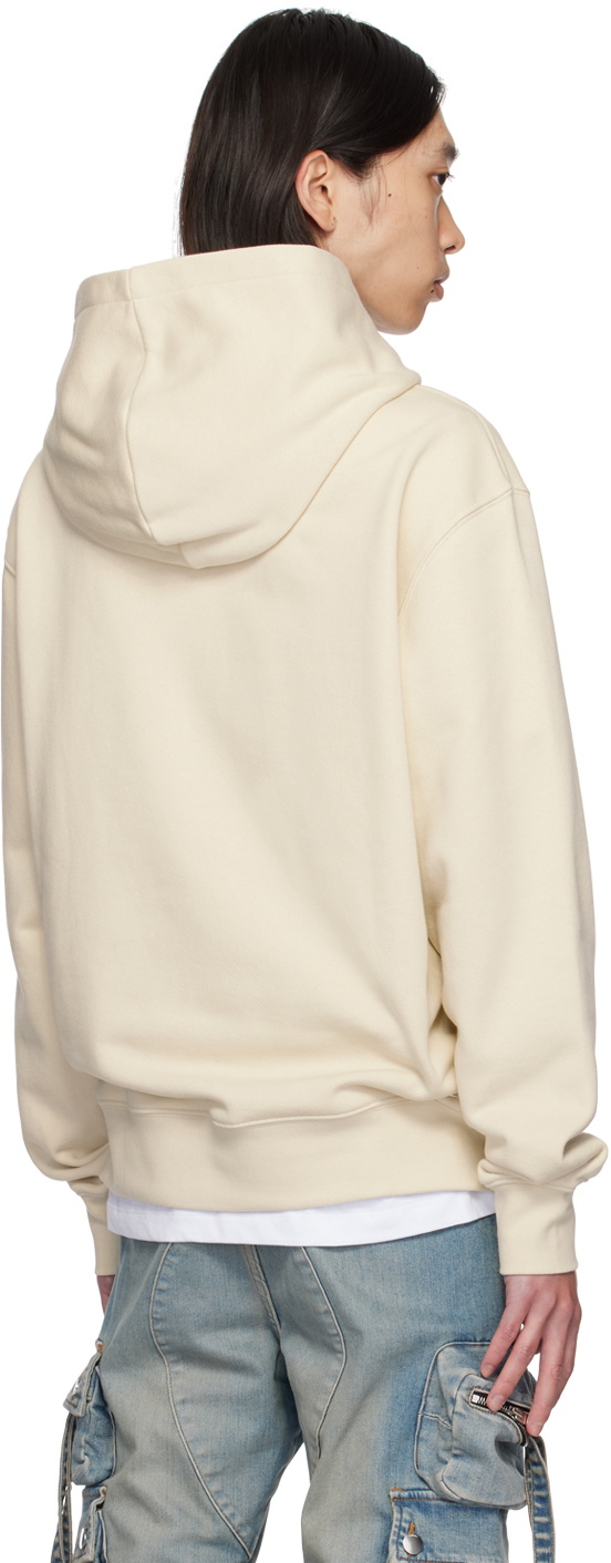 AMIRI Beige 'Amiri' Staggered Hoodie Amiri