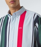 Loewe Double L striped cotton twill shirt