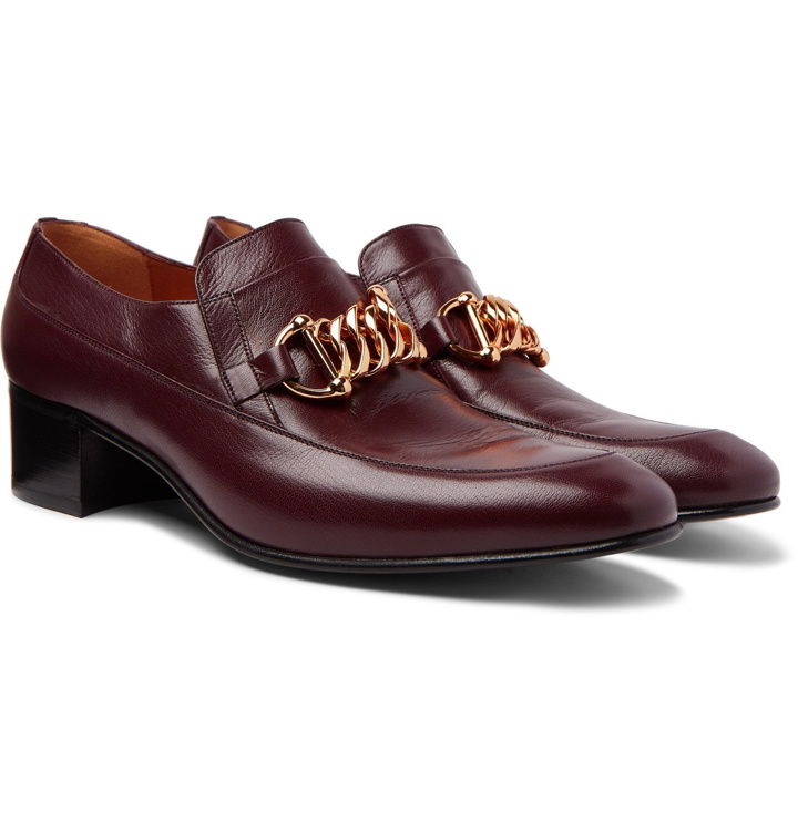 Photo: Gucci - Horsebit Leather Loafers - Burgundy
