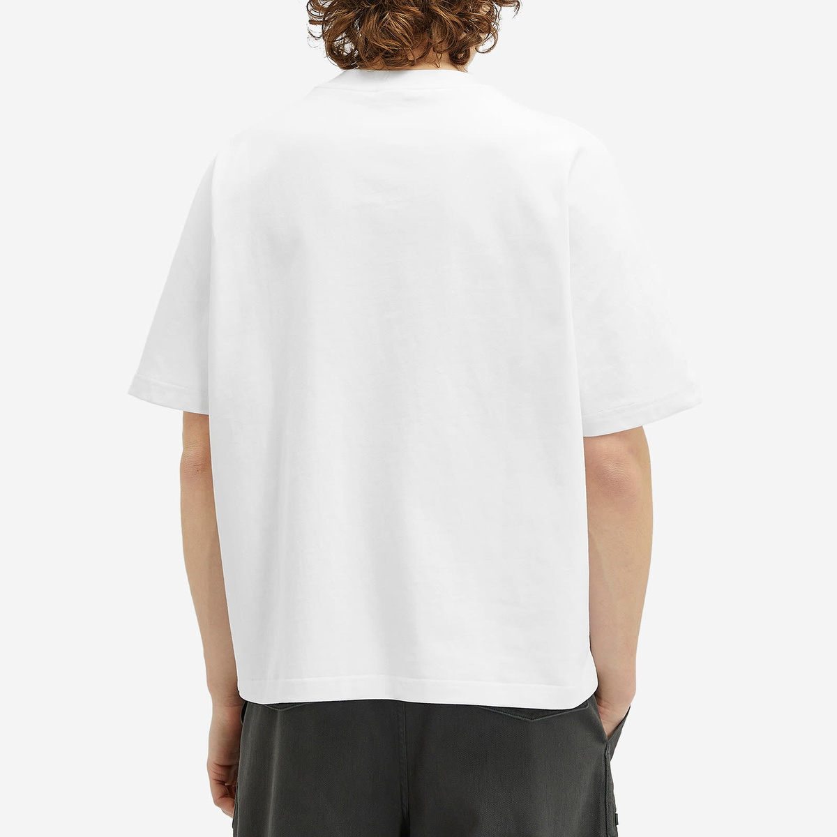 God Made Men's Side Logo T-Shirt in White