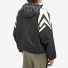 Adidas x FOG Men's Adidas x Fear Of God Athletics Woven 1/2 Zip Hoodie in Black