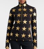Goldbergh Lunaria printed half-zip ski top
