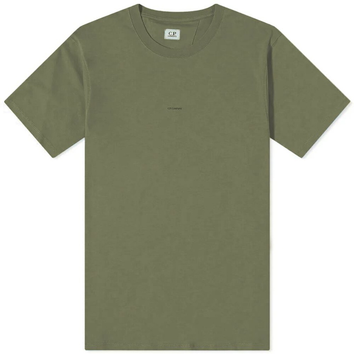 Photo: C.P. Company Men's Chest Logo T-Shirt in Thyme